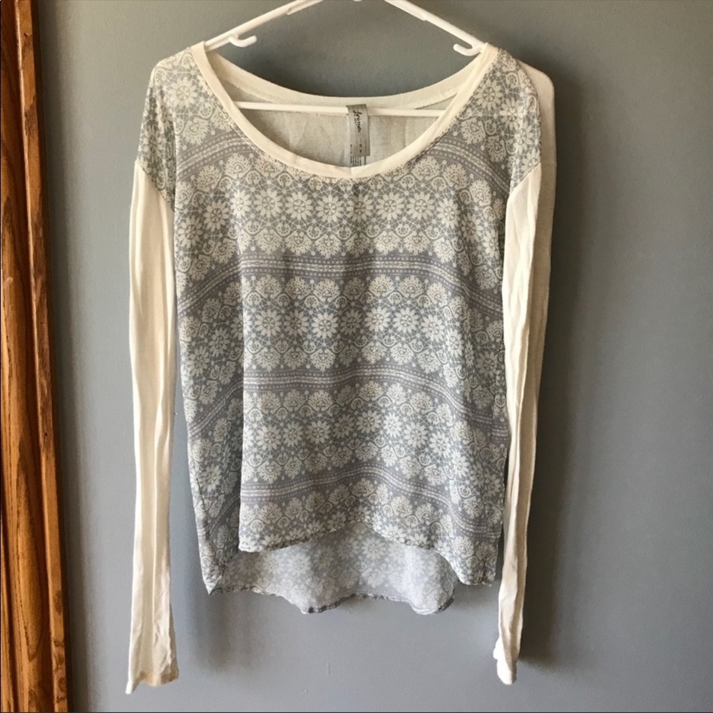 Lorimer NYC printed long sleeve shirt